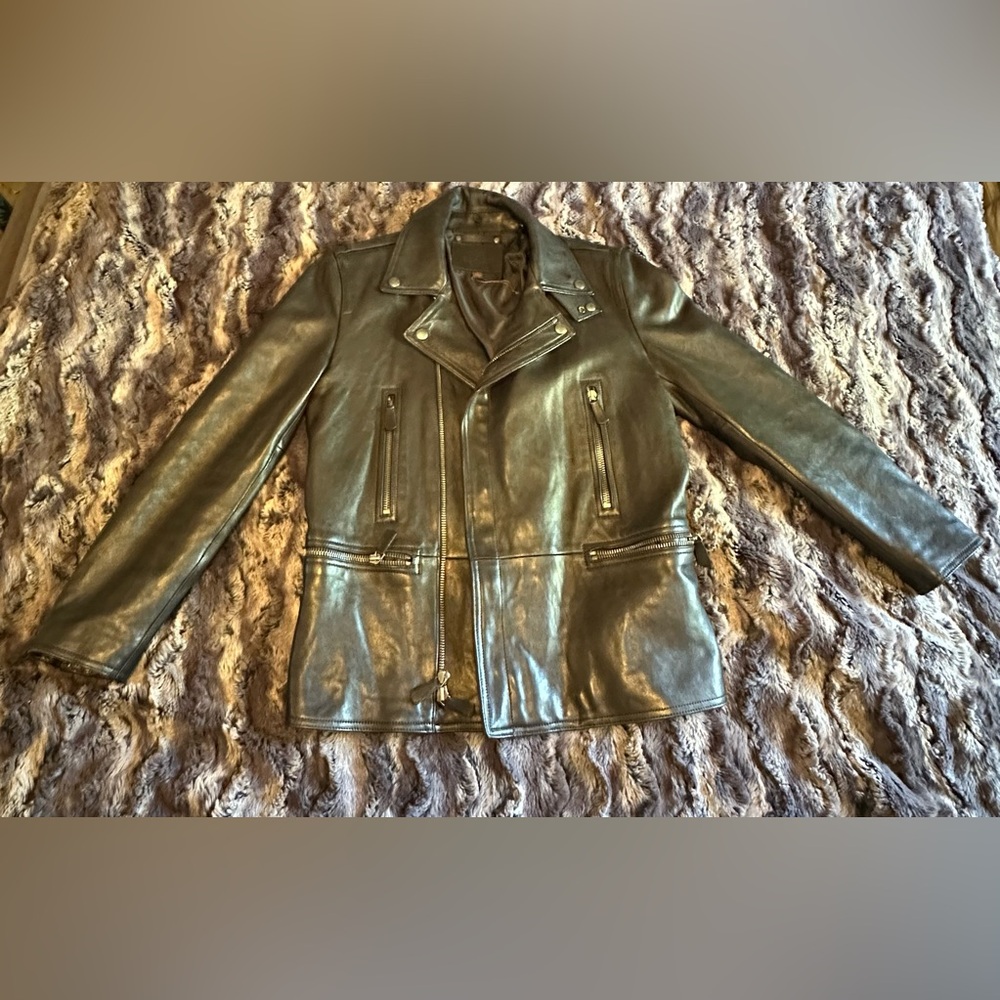 COACH Black Leather Jacket